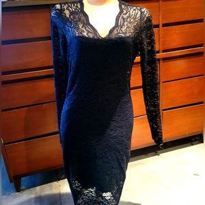 Venus M black lace dress
